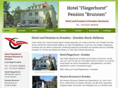 Webdesign Hotel Pension Dresden